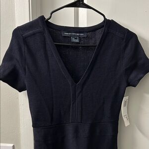 NWT French Connection V-Neck Viscose Dress
